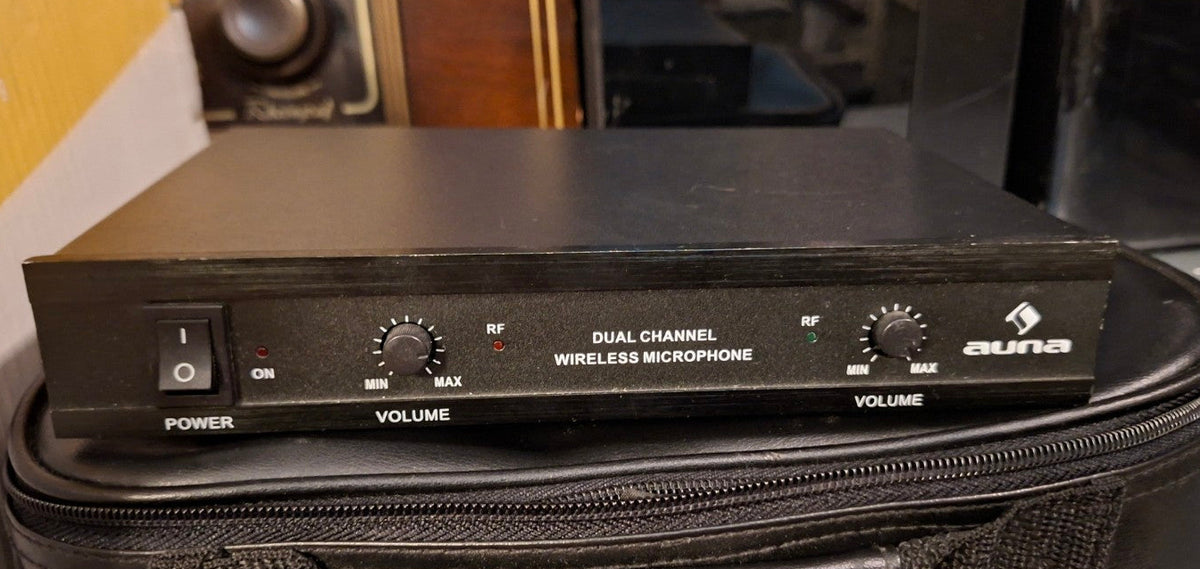 Auna Dual Channel Wireless Microphone – Zweikanal-Funkempfänger - Artikelbild von Fummel & Gedöns Secondhand-Store