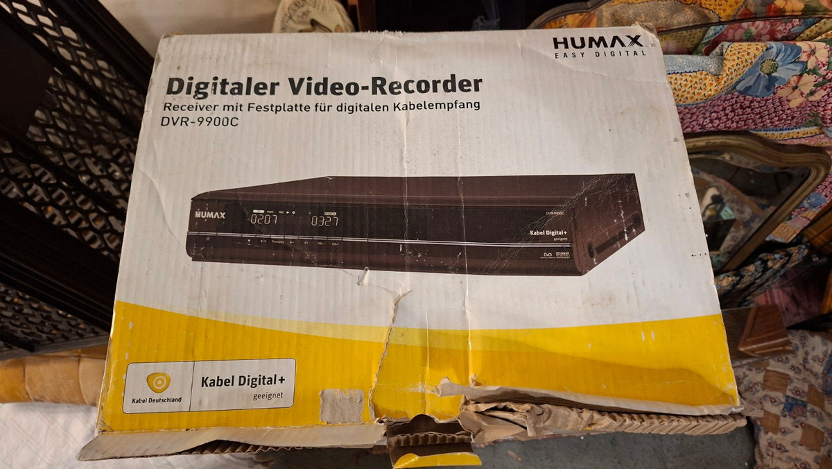 HUMAX DVR-9900C digitaler Kabelreceiver mit Festplattenrekorder – OVP - Artikelbild von Fummel & Gedöns Secondhand-Store