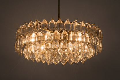 Kristallglas Kronleuchter von Bakalowits & Söhne, 1960er