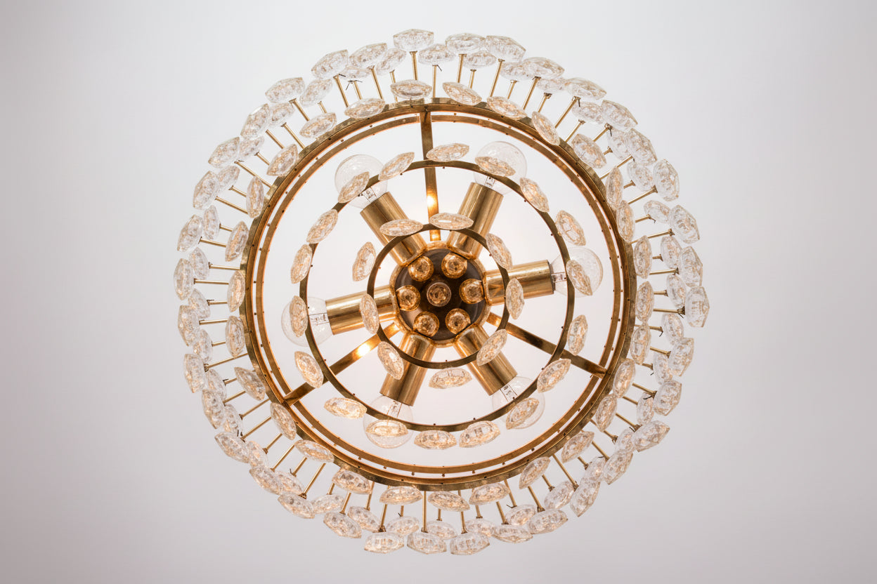 Kristallglas Kronleuchter von Bakalowits &amp; Söhne, 1960er - Artikelbild von Fummel & Gedöns Secondhand-Store