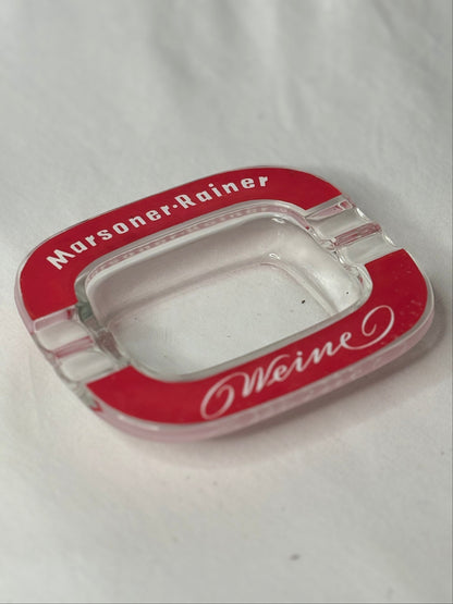 Vintage Marsoner-Rainer Weine Glasaschenbecher