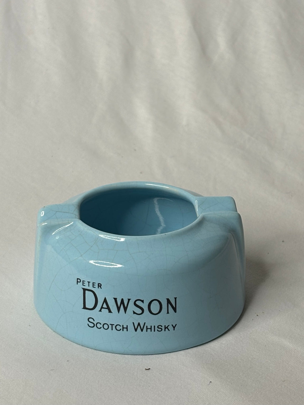 Peter Dawson Scotch Whisky Keramikaschenbecher frontal