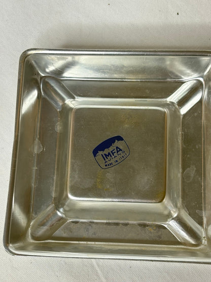 IMEA Milano Made in Italy Etikett am Rabarbaro Bergia Aschenbecher