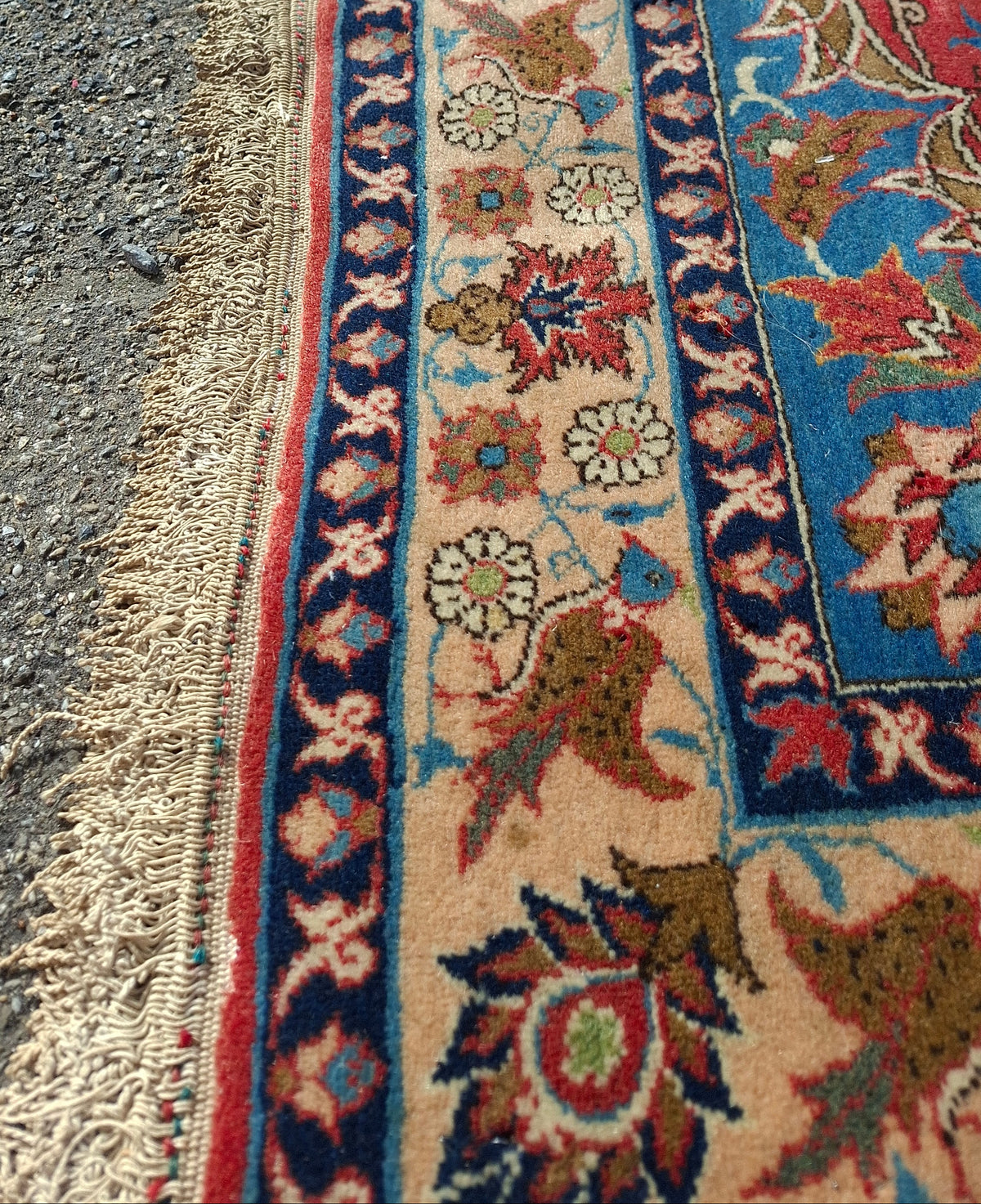 Handgeknüpfter Perserteppich Isfahan-Stil – Iran – 100 × 166 cm