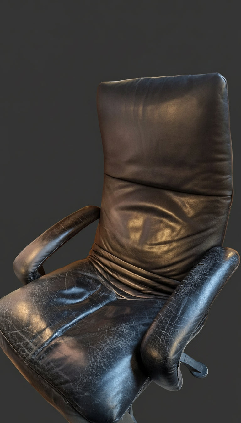 JORI Yoga Relaxsessel Leder Schwarz – Mono-Move