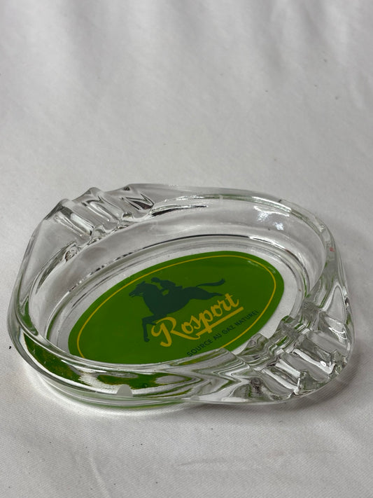 Rosport Glasaschenbecher Seitenansicht