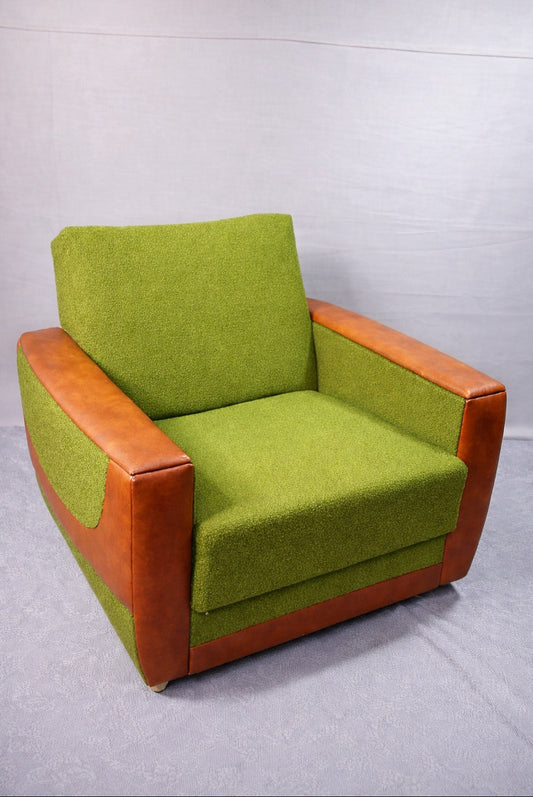 Mid-Century Cocktailsessel mit Rollen