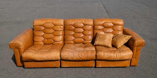 De Sede DS-P Sofa - Leder, Eiche - Robert Haussmann