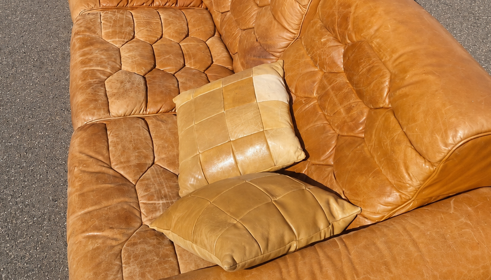 De Sede DS-P Sofa - Leder, Eiche - Robert Haussmann