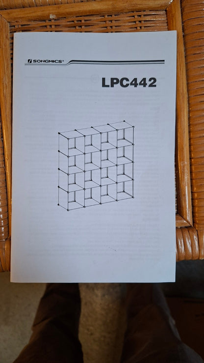 SONGMICS LPC442 Original-Aufbauanleitung, Darstellung der 16 Regalfächer