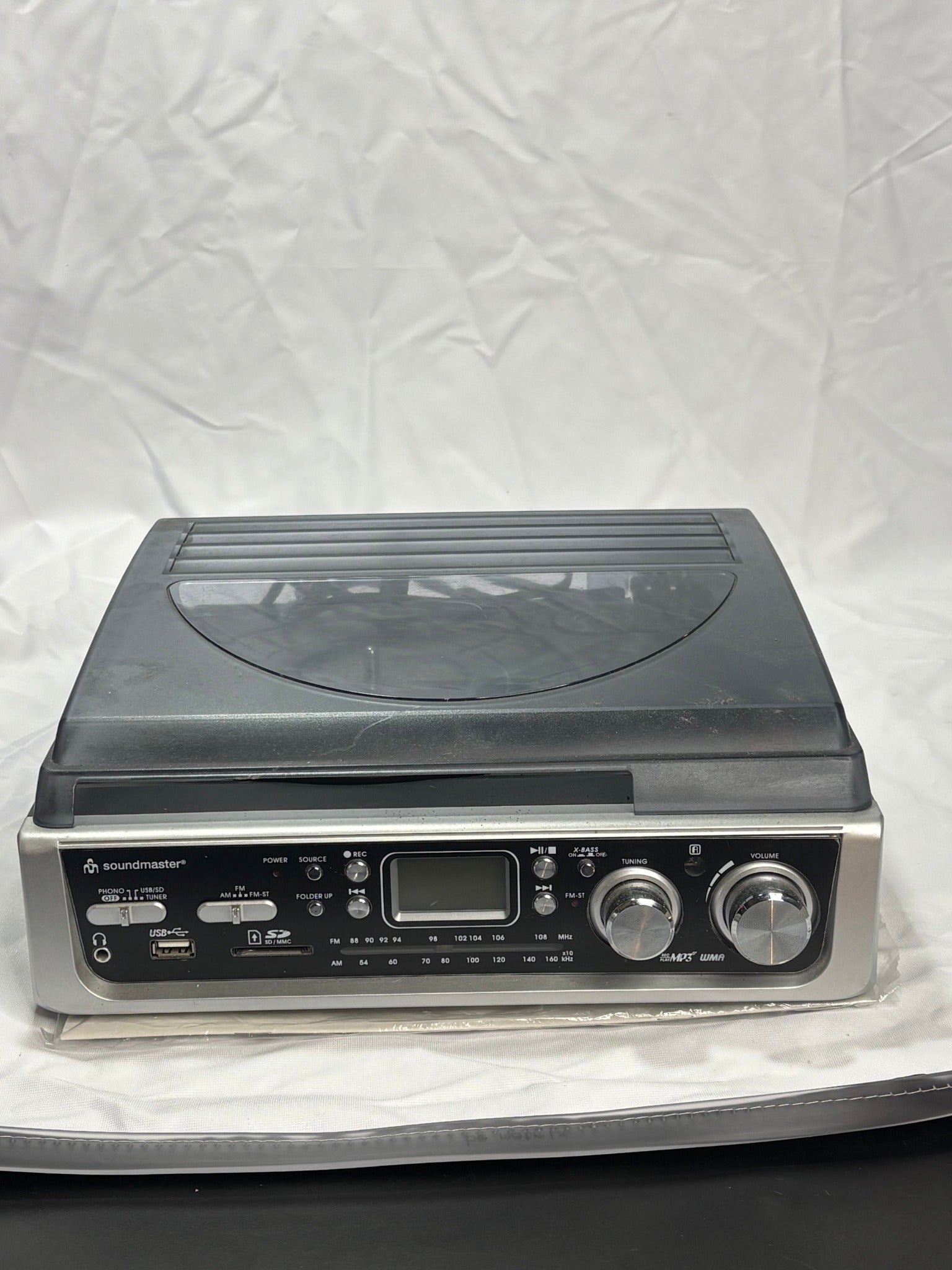 Soundmaster PL-520USB Plattenspieler mit Radio, USB und SD - Artikelbild von Fummel & Gedöns Secondhand-Store