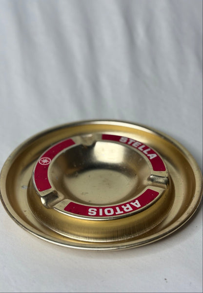 Vintage Stella Artois Werbe-Aschenbecher aus Metall, Ansicht 4