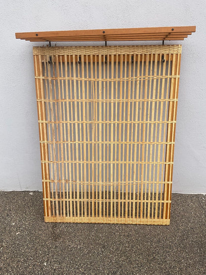 Dänische Wandgarderobe im Mid-Century-Stil - Teakholz