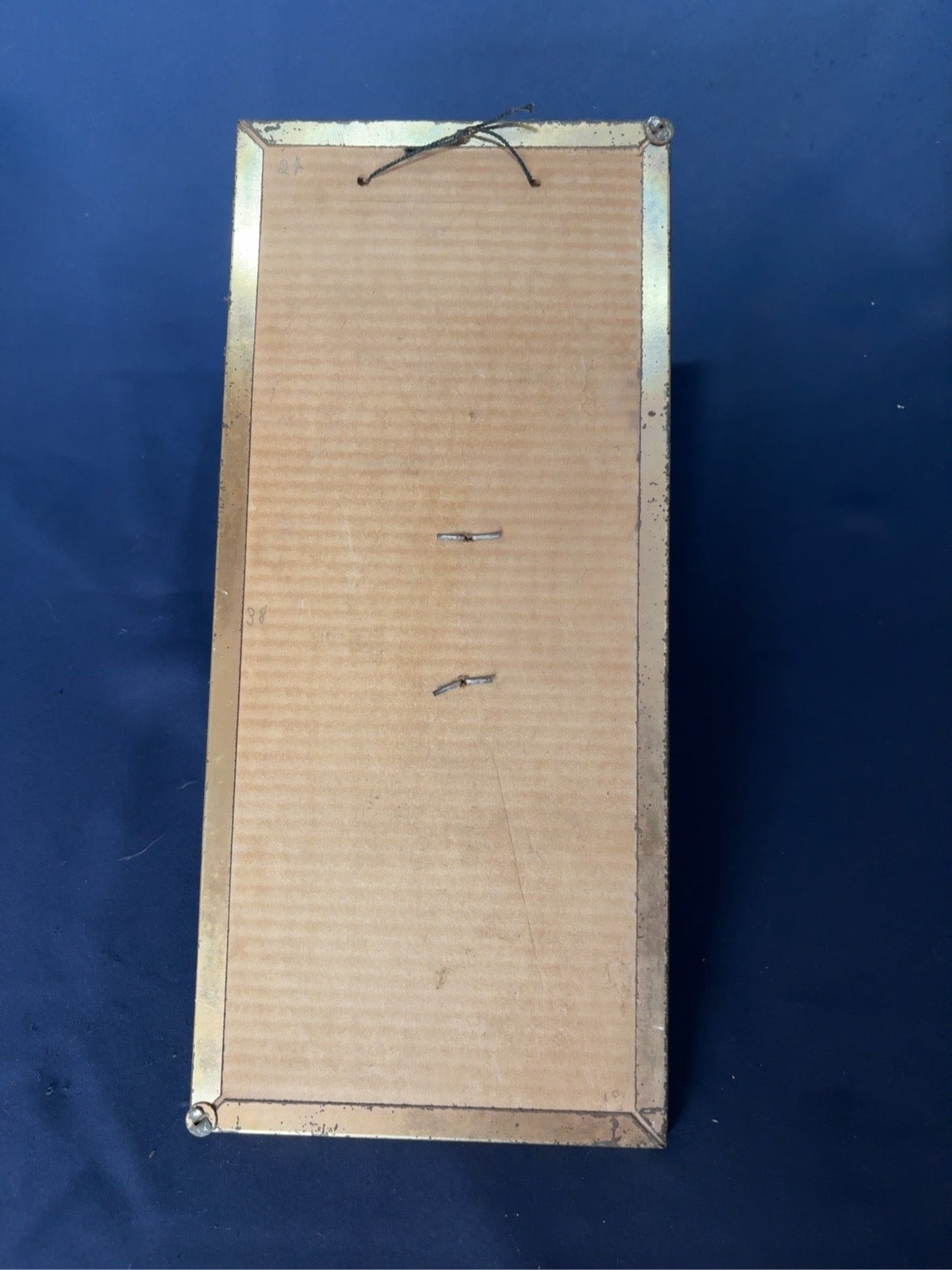 Vintage BYRRH Werbethermometer aus Frankreich, Rückseite