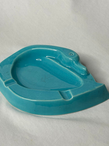 Vintage Keramik Aschenbecher in Entenform, Detailansicht