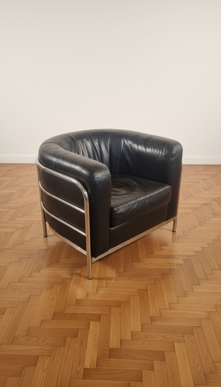 Zanotta ONDA - Design Sessel - Leder - Artikelbild von Fummel & Gedöns Secondhand-Store